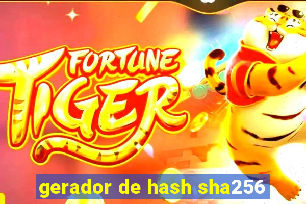 gerador de hash sha256